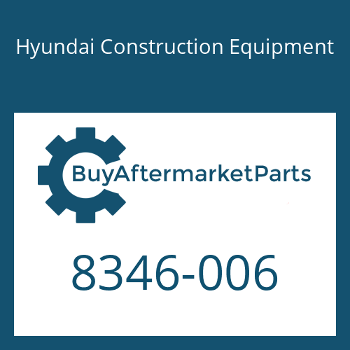 Hyundai Construction Equipment 8346-006 - COLLAR