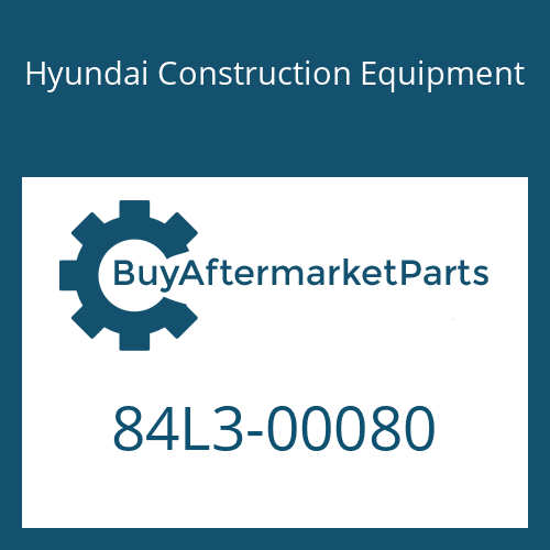 Hyundai Construction Equipment 84L3-00080 - BRACKET