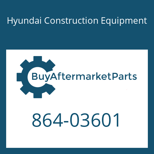 Hyundai Construction Equipment 864-03601 - GROMMET