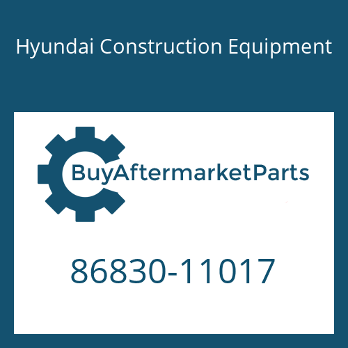 Hyundai Construction Equipment 86830-11017 - RING-BACKUP