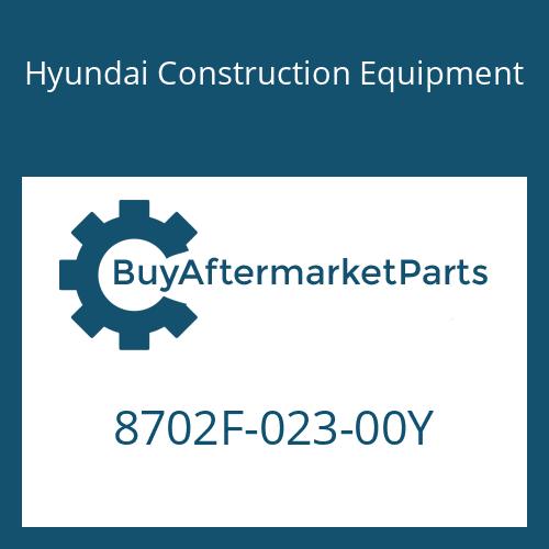Hyundai Construction Equipment 8702F-023-00Y - SEAL KIT