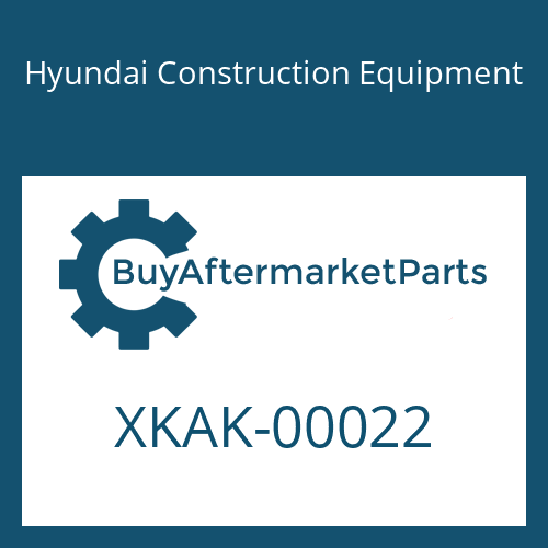 XKAK-00022 Hyundai Construction Equipment SPRING-MAIN