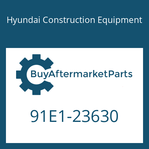 Hyundai Construction Equipment 91E1-23630 - DECAL-NOISE