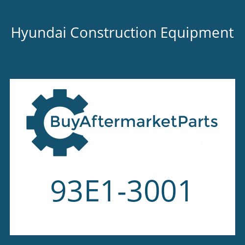 93E1-3001 Hyundai Construction Equipment MANUAL-SERVICE