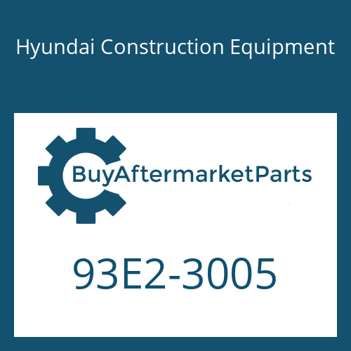 93E2-3005 Hyundai Construction Equipment SERVICE MANUAL