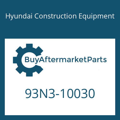 93N3-10030 Hyundai Construction Equipment DECAL-MODEL NAME