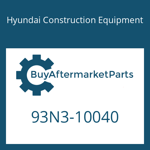 Hyundai Construction Equipment 93N3-10040 - DECAL-MODEL NAME