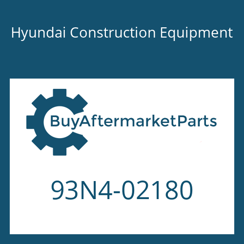 93N4-02180 Hyundai Construction Equipment DECAL-LIFT CHART
