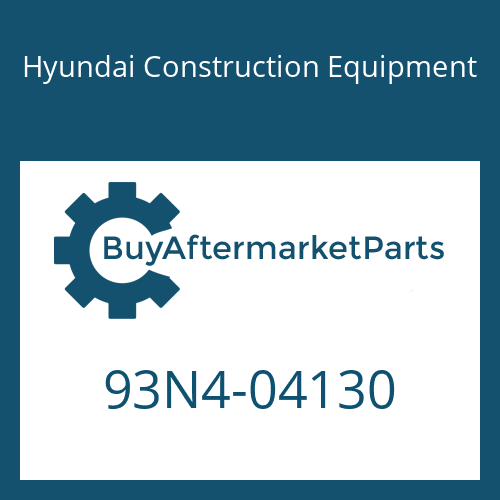 Hyundai Construction Equipment 93N4-04130 - DECAL-LIFT CHART