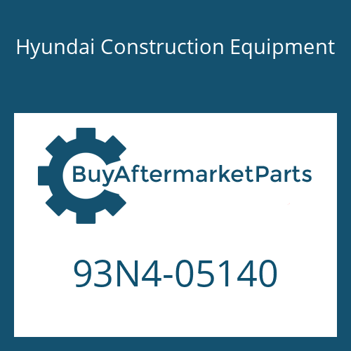 93N4-05140 Hyundai Construction Equipment DECAL-LIFT CHART
