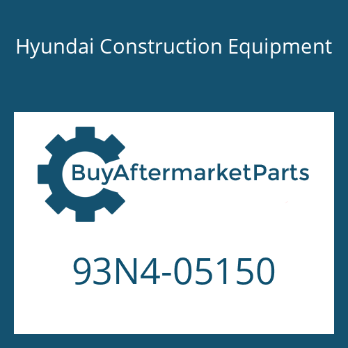 93N4-05150 Hyundai Construction Equipment DECAL-LIFT CHART