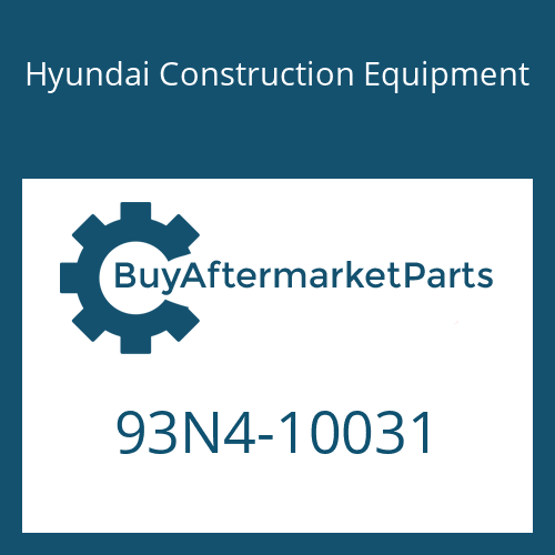 Hyundai Construction Equipment 93N4-10031 - DECAL-MODEL NAME
