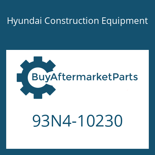 93N4-10230 Hyundai Construction Equipment MODEL NAME-LH