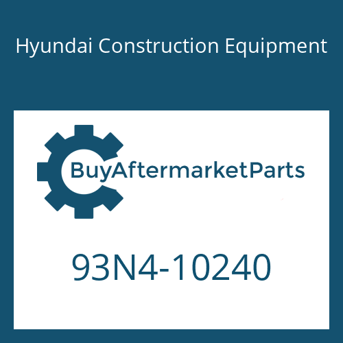 Hyundai Construction Equipment 93N4-10240 - MODEL NAME-RH/REAR