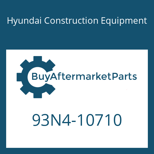 93N4-10710 Hyundai Construction Equipment DECAL-SVC INSTRUCTION