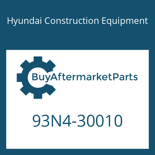 Hyundai Construction Equipment 93N4-30010 - OPERATORS MANUAL