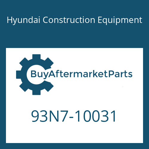 Hyundai Construction Equipment 93N7-10031 - DECAL-MODEL NAME