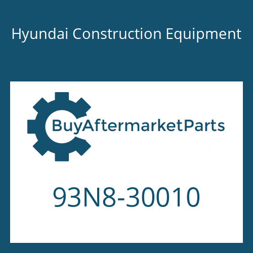 Hyundai Construction Equipment 93N8-30010 - OPERATORS MANUAL