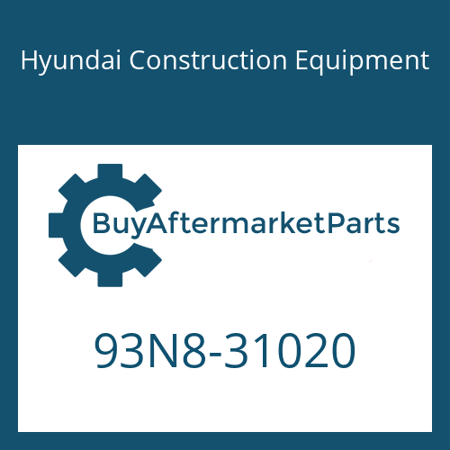 Hyundai Construction Equipment 93N8-31020 - SERVICE MANUAL