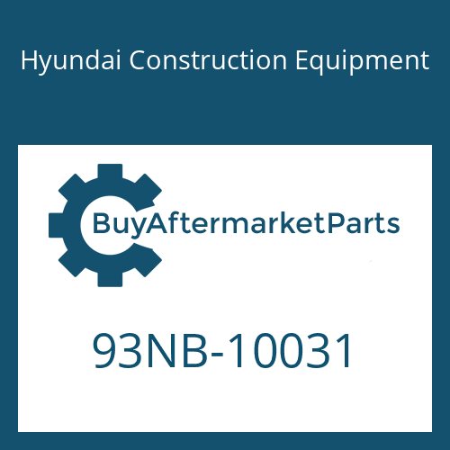 Hyundai Construction Equipment 93NB-10031 - DECAL-MODEL NAME