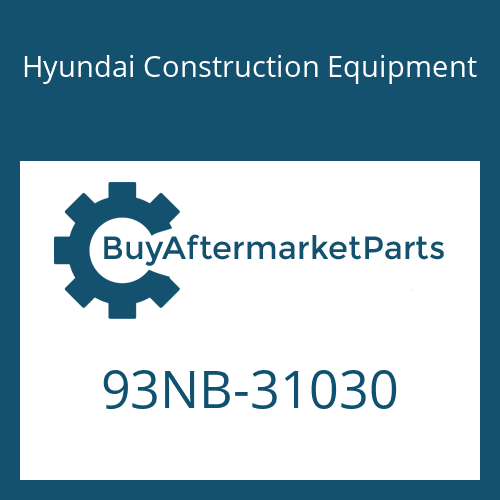 93NB-31030 Hyundai Construction Equipment CATALOG-PARTS