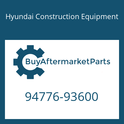 94776-93600 Hyundai Construction Equipment CONNECTOR