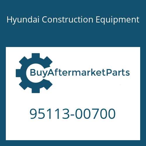 Hyundai Construction Equipment 95113-00700 - O-RING