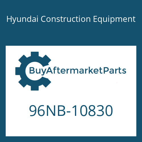 96NB-10830 Hyundai Construction Equipment DECAL-SPECIFICATION SHEET
