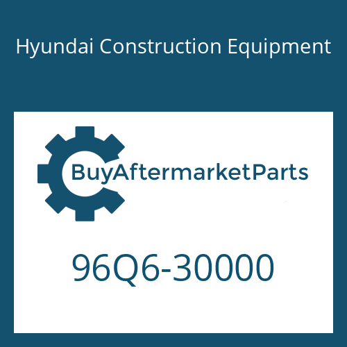 Hyundai Construction Equipment 96Q6-30000 - PARTS MANUAL