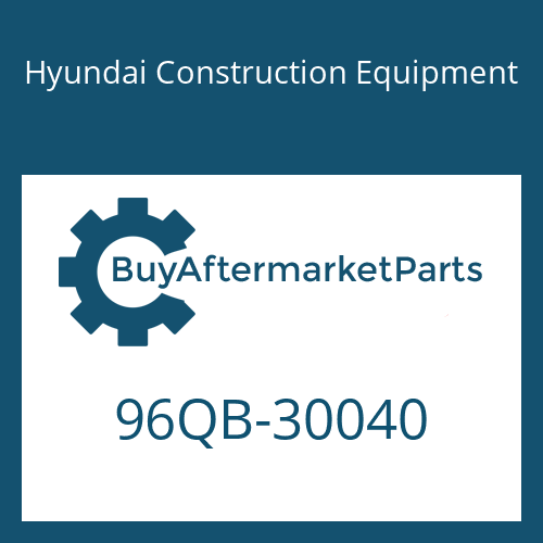 96QB-30040 Hyundai Construction Equipment MANUAL-OPERATOR