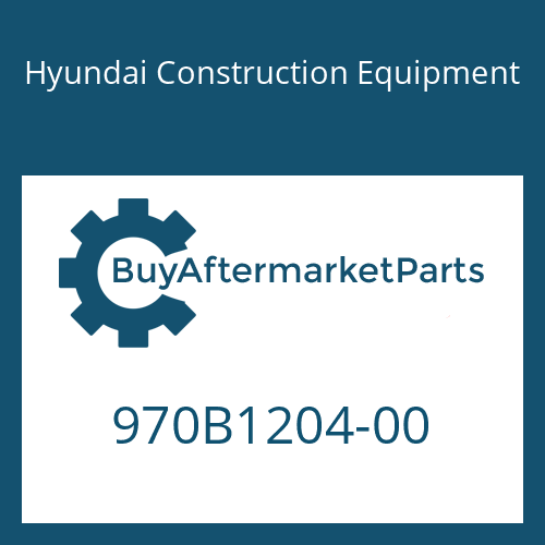 Hyundai Construction Equipment 970B1204-00 - RV GEAR KIT