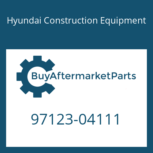 Hyundai Construction Equipment 97123-04111 - PLUG