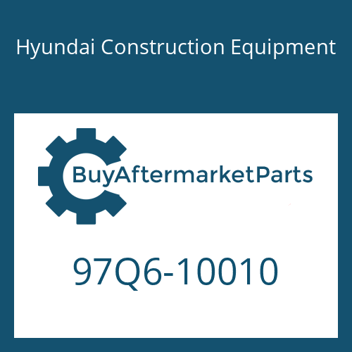 Hyundai Construction Equipment 97Q6-10010 - DECAL-MODEL NAME