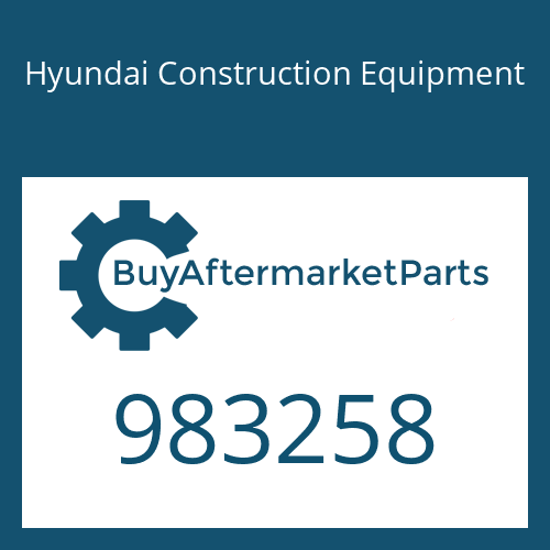 Hyundai Construction Equipment 983258 - BOLT HEX HD