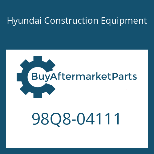 98Q8-04111 Hyundai Construction Equipment DECAL-LIFTING CHART