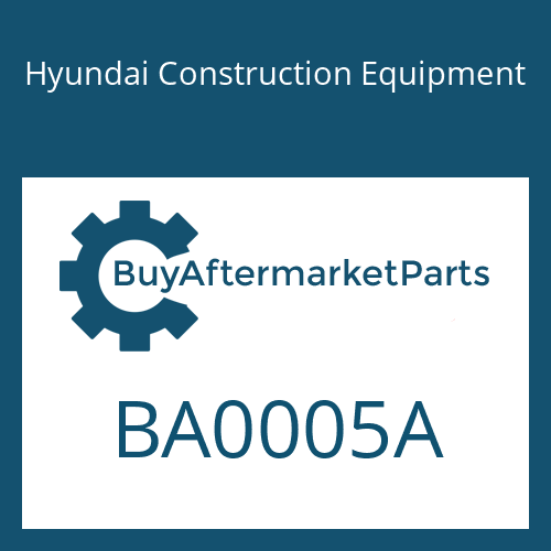 Hyundai Construction Equipment BA0005A - SEAL KIT