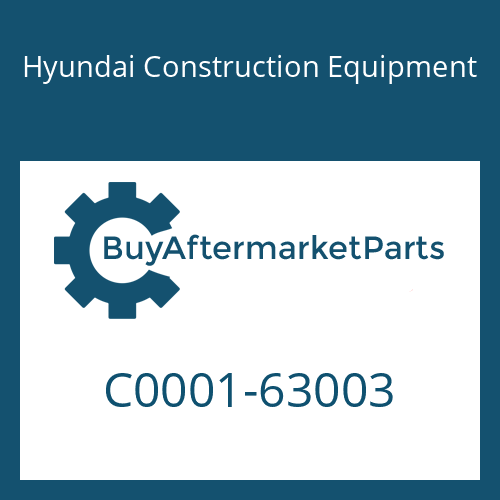 Hyundai Construction Equipment C0001-63003 - CAP