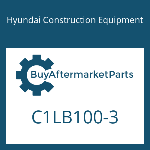 Hyundai Construction Equipment C1LB100-3 - TUBE ASSY