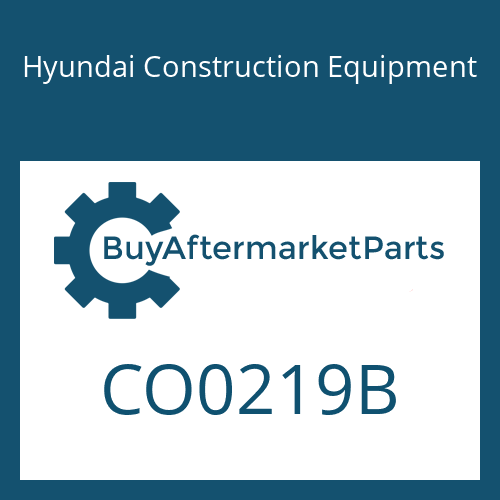 Hyundai Construction Equipment CO0219B - O-RING