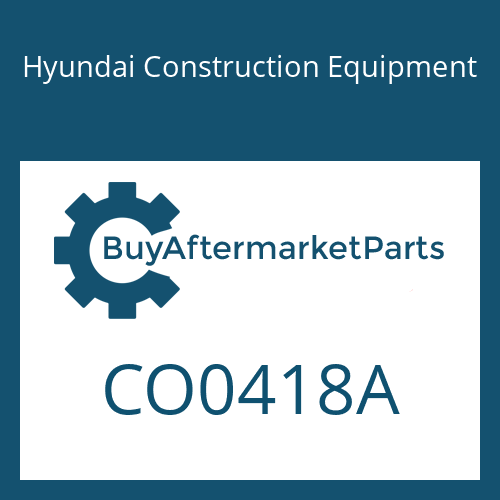 Hyundai Construction Equipment CO0418A - O-RING