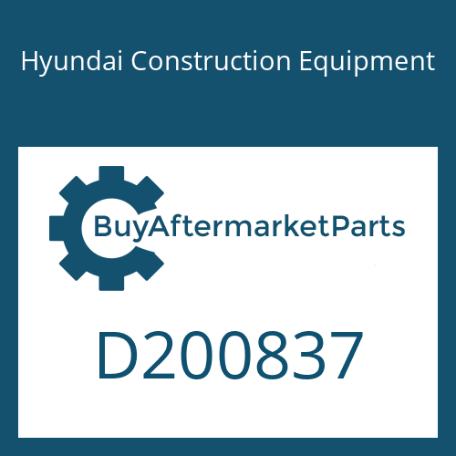 Hyundai Construction Equipment D200837 - SOCKET BOLT