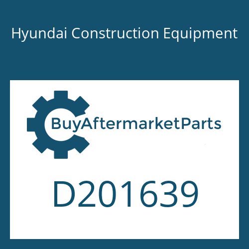 Hyundai Construction Equipment D201639 - O-RING