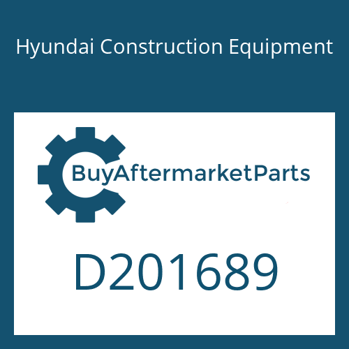 Hyundai Construction Equipment D201689 - O-RING