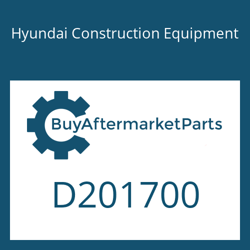Hyundai Construction Equipment D201700 - O-RING