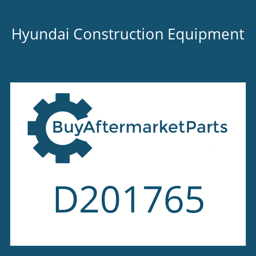D201765 Hyundai Construction Equipment O-RING