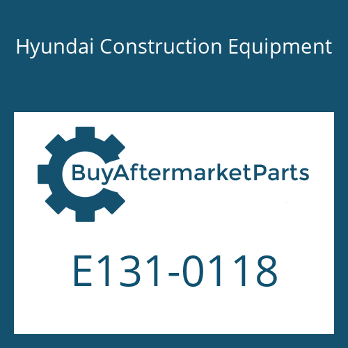 Hyundai Construction Equipment E131-0118 - BRACKET