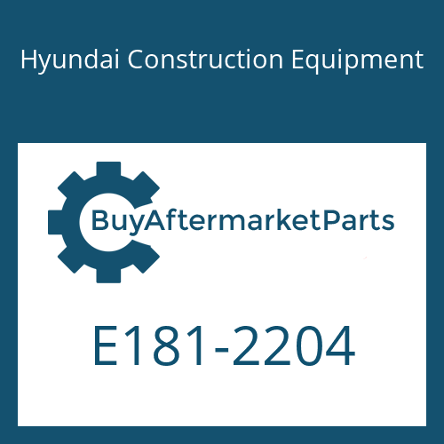 Hyundai Construction Equipment E181-2204 - O-RING