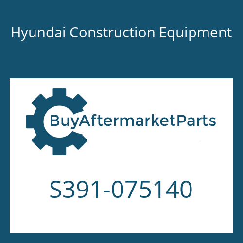 Hyundai Construction Equipment S391-075140 - SHIM-ROUND 1.0