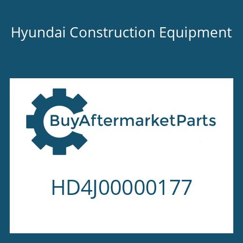 Hyundai Construction Equipment HD4J00000177 - O-RING
