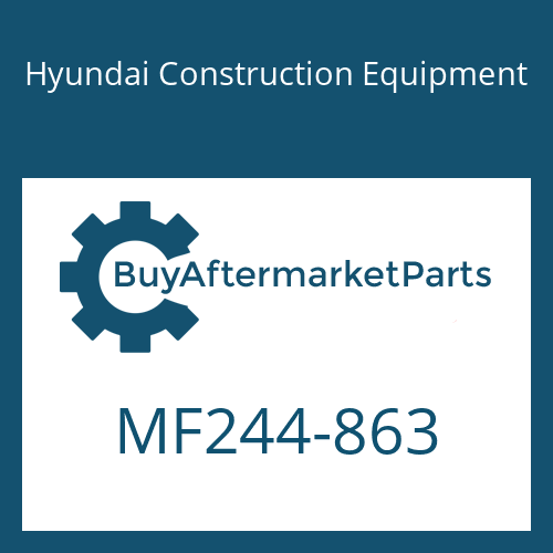 MF244-863 Hyundai Construction Equipment BOLT-W/WASHER